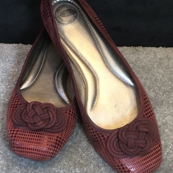 Nurture Beau Red ballet flats - Picture 1 of 10
